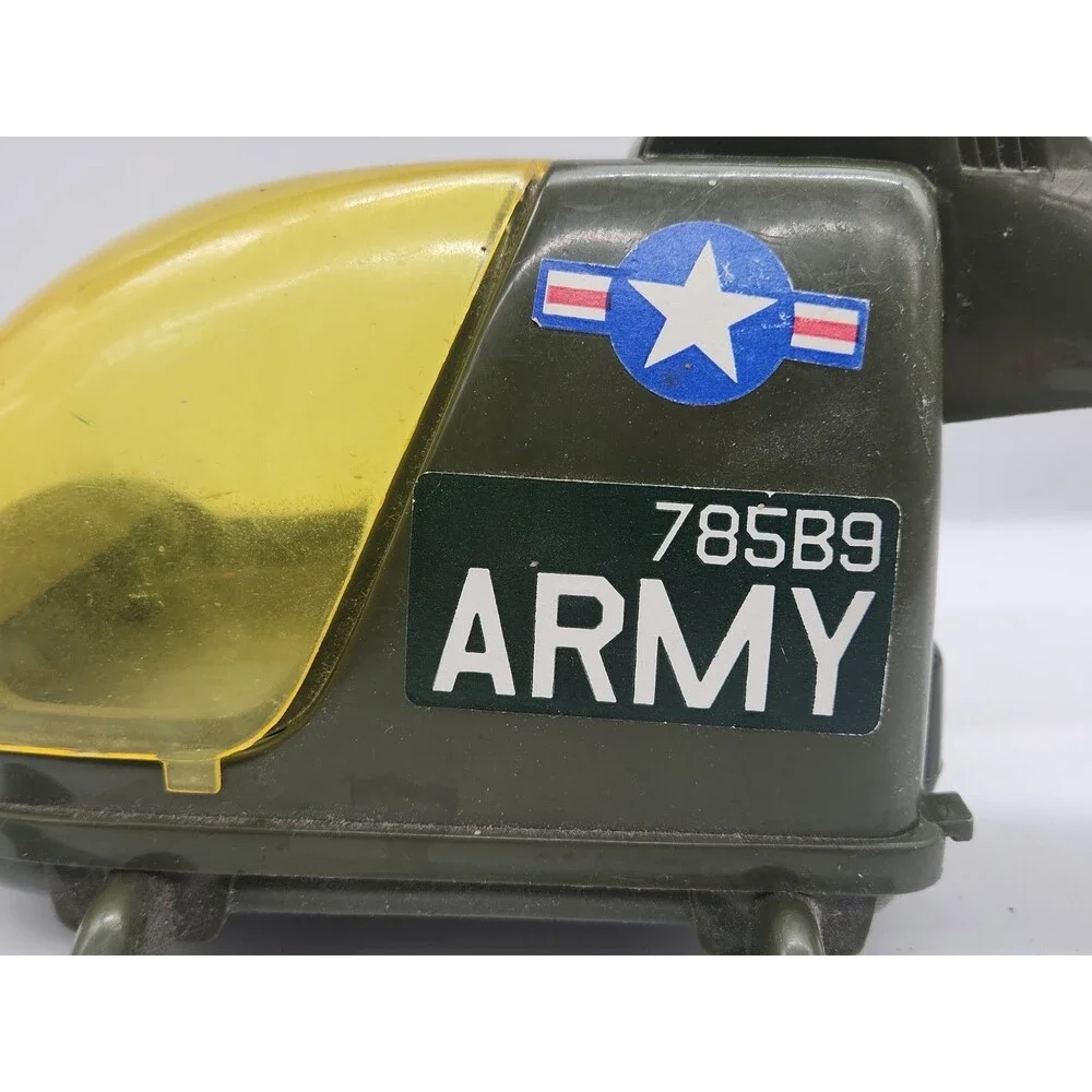 Gay Toys Inc. U.S. Army Military Helicopter Item 785 Green/Yellow Plastic USA